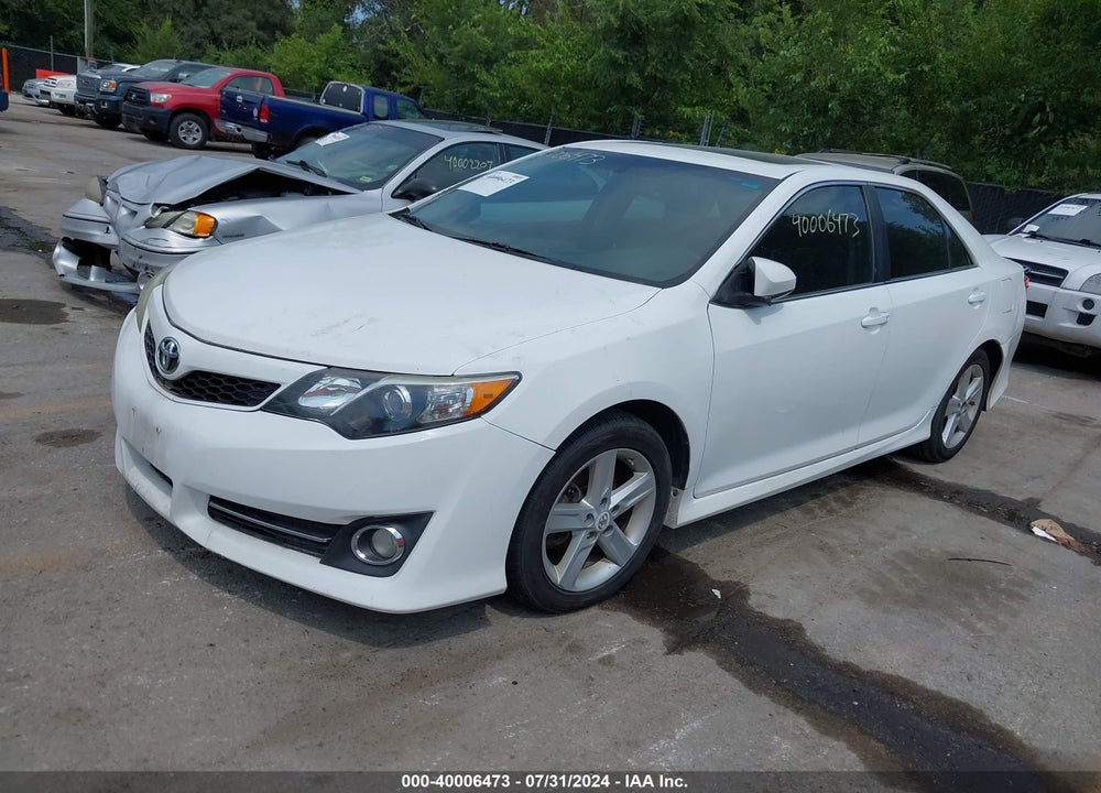 2012 TOYOTA CAMRY SE VIN: 4T1BF1FK2CU123099