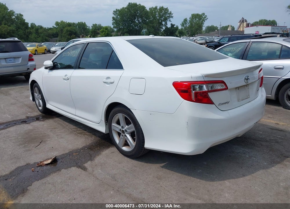 2012 TOYOTA CAMRY SE VIN: 4T1BF1FK2CU123099