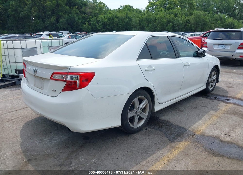 2012 TOYOTA CAMRY SE VIN: 4T1BF1FK2CU123099