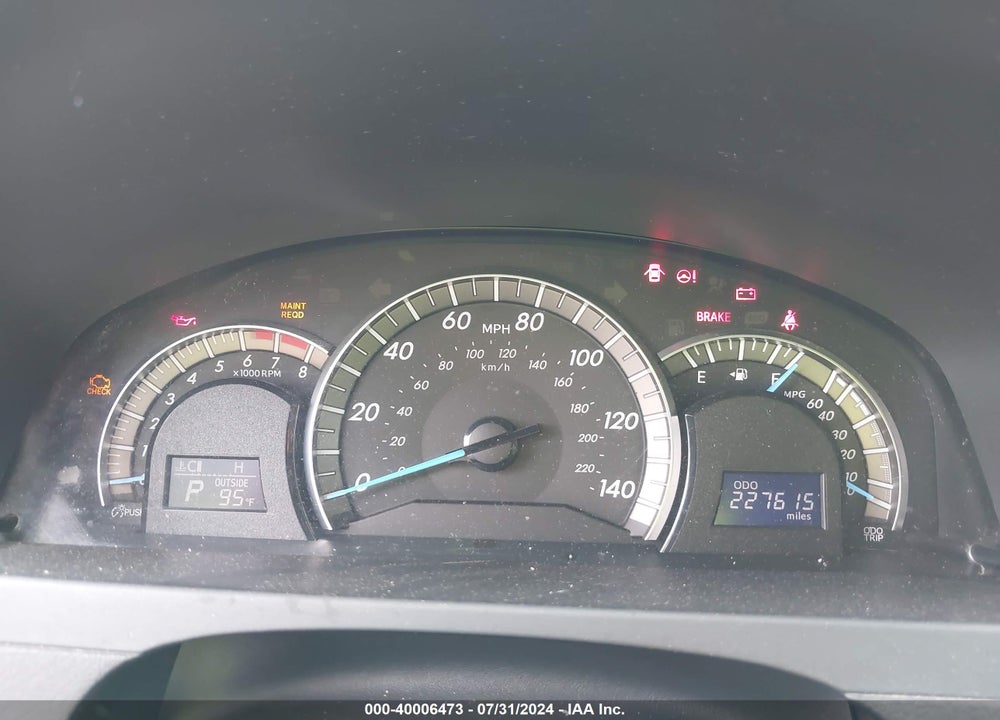 2012 TOYOTA CAMRY SE VIN: 4T1BF1FK2CU123099