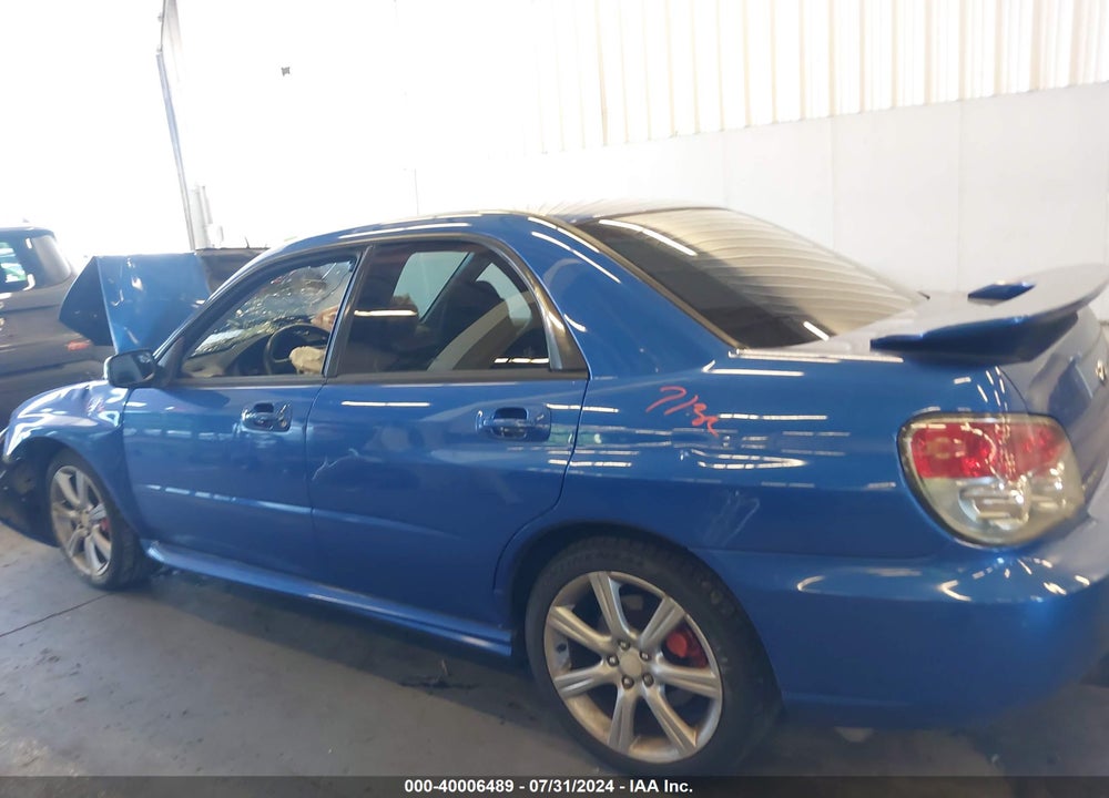 2006 SUBARU IMPREZA WRX/WRX LIMITED/WRX TR VIN: JF1GD79656G510210