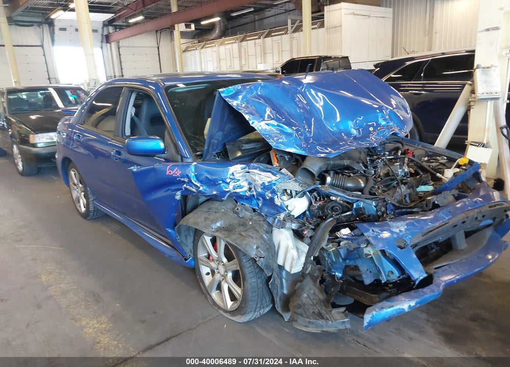 2006 SUBARU IMPREZA WRX/WRX LIMITED/WRX TR VIN: JF1GD79656G510210