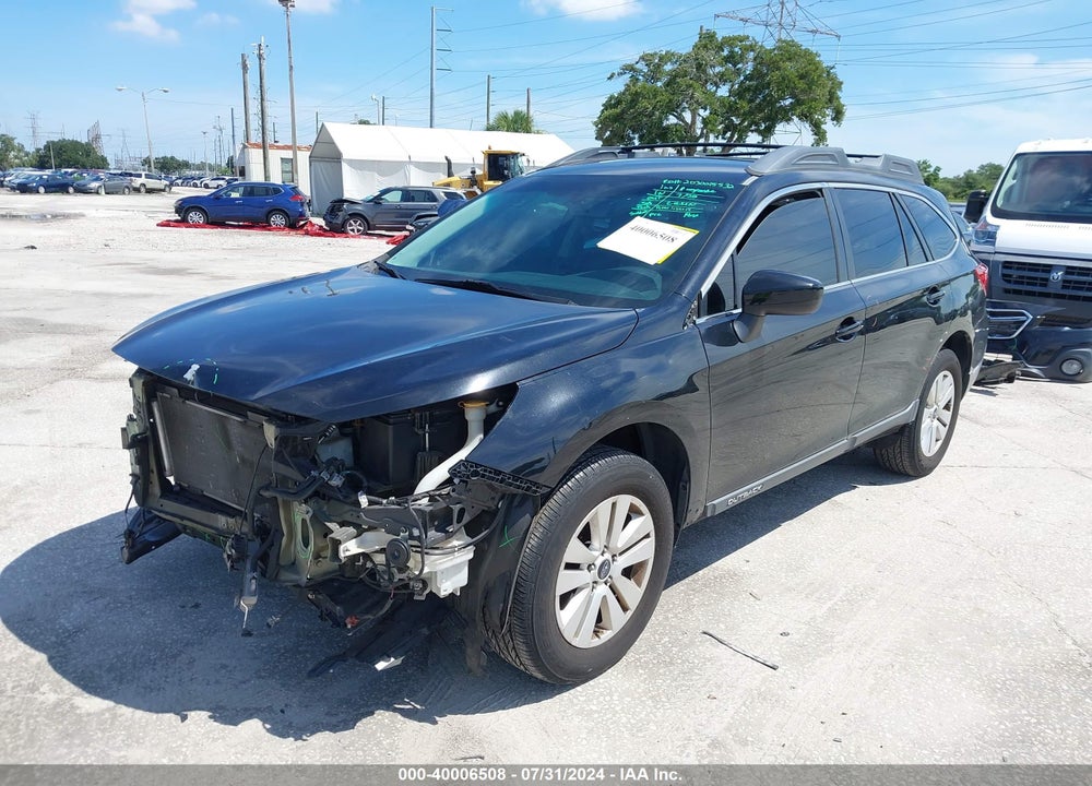 2018 SUBARU OUTBACK 2.5I PREMIUM VIN: 4S4BSACC8J3322900