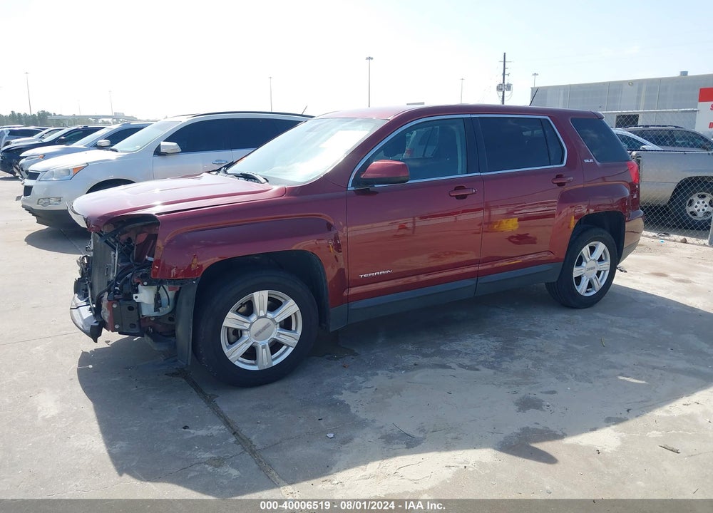 2016 GMC TERRAIN SLE-1 VIN: 2GKALMEK1G6338574