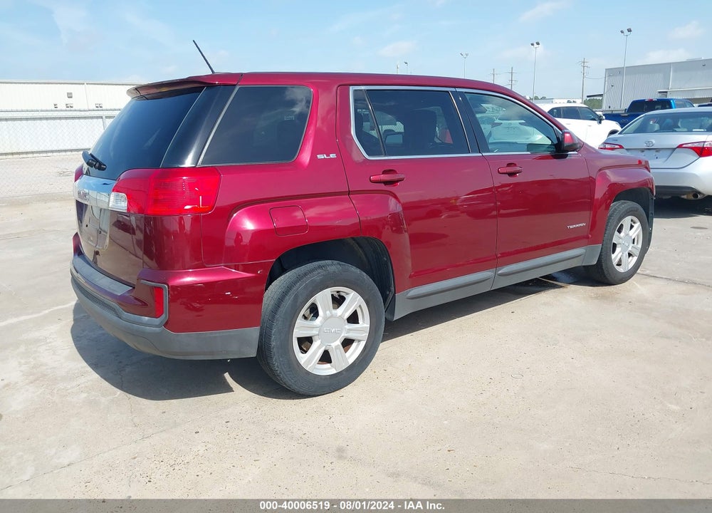 2016 GMC TERRAIN SLE-1 VIN: 2GKALMEK1G6338574