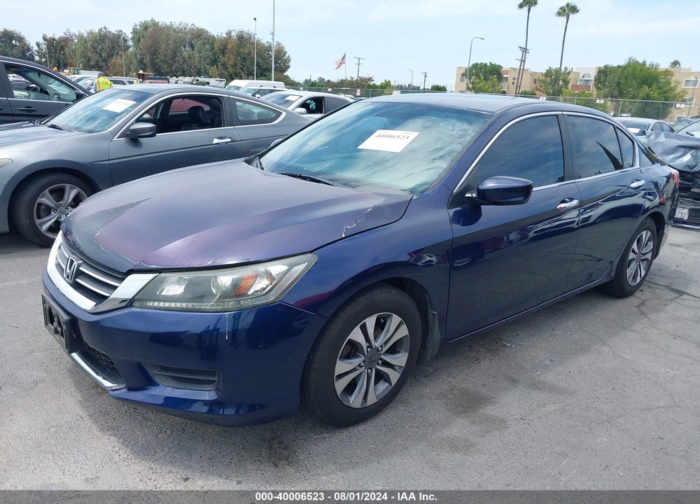 2013 HONDA ACCORD LX VIN: 1HGCR2F35DA019726