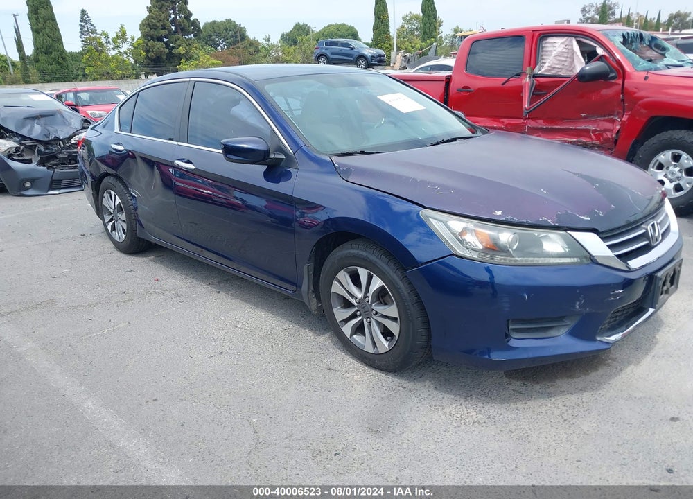 2013 HONDA ACCORD LX VIN: 1HGCR2F35DA019726