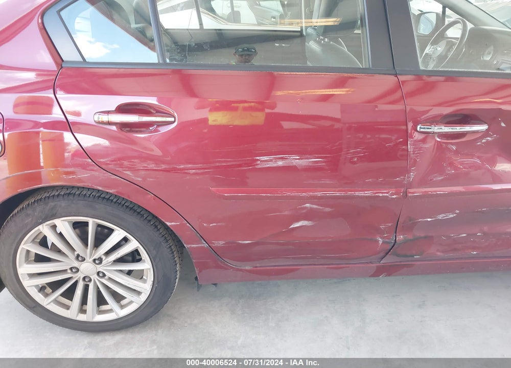 2013 SUBARU IMPREZA 2.0I LIMITED VIN: JF1GJAG62DH019996