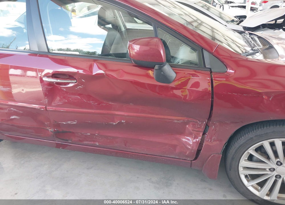 2013 SUBARU IMPREZA 2.0I LIMITED VIN: JF1GJAG62DH019996