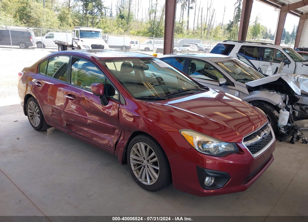 2013 SUBARU IMPREZA 2.0I LIMITED VIN: JF1GJAG62DH019996