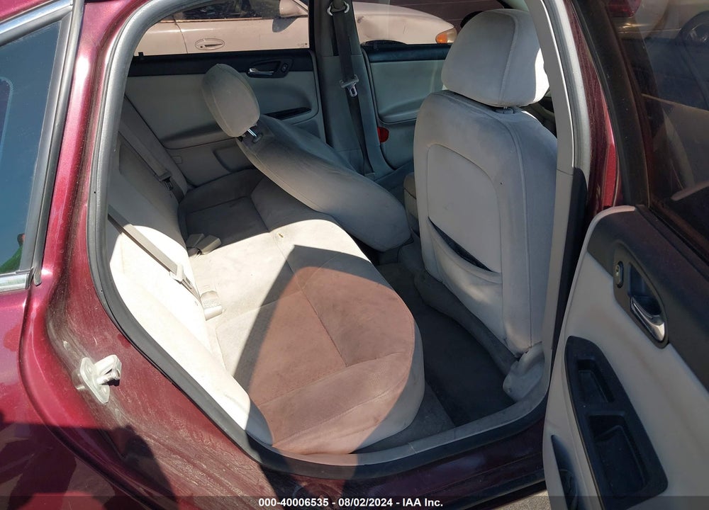 2007 CHEVROLET IMPALA LS VIN: 2G1WB58K579295872