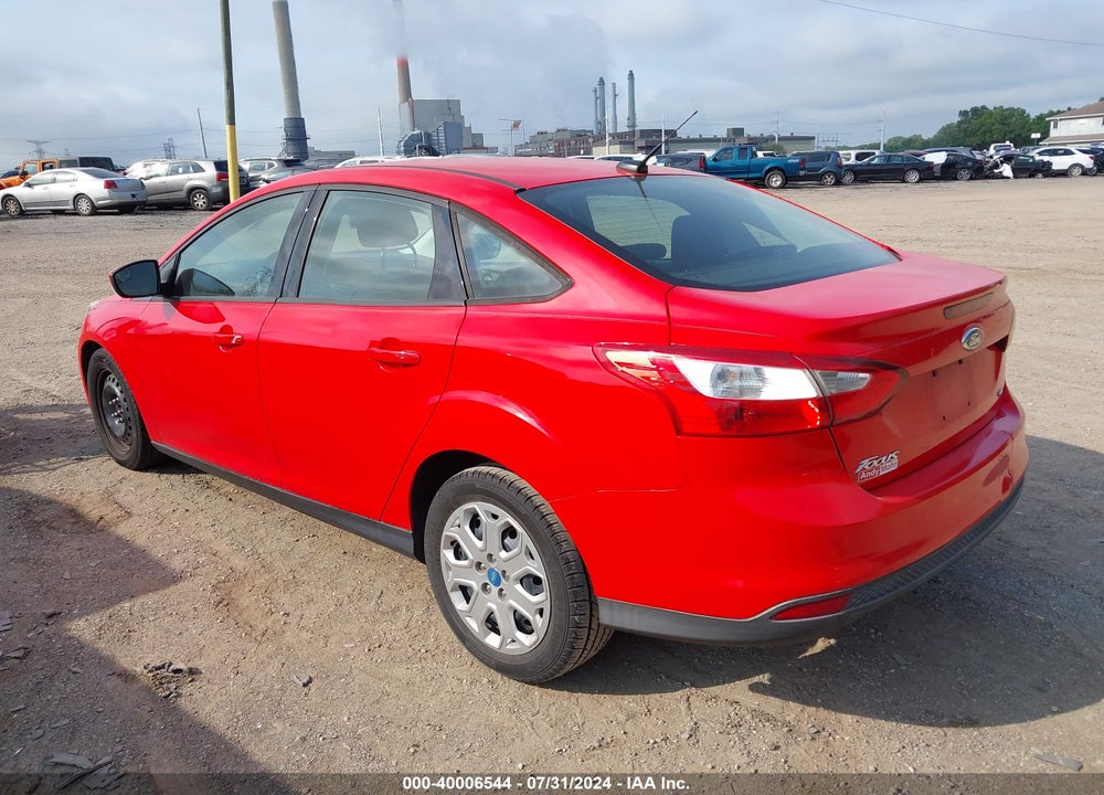 2012 FORD FOCUS SE VIN: 1FAHP3F23CL128234