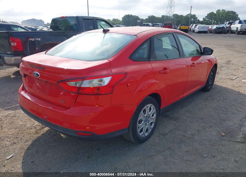 2012 FORD FOCUS SE VIN: 1FAHP3F23CL128234