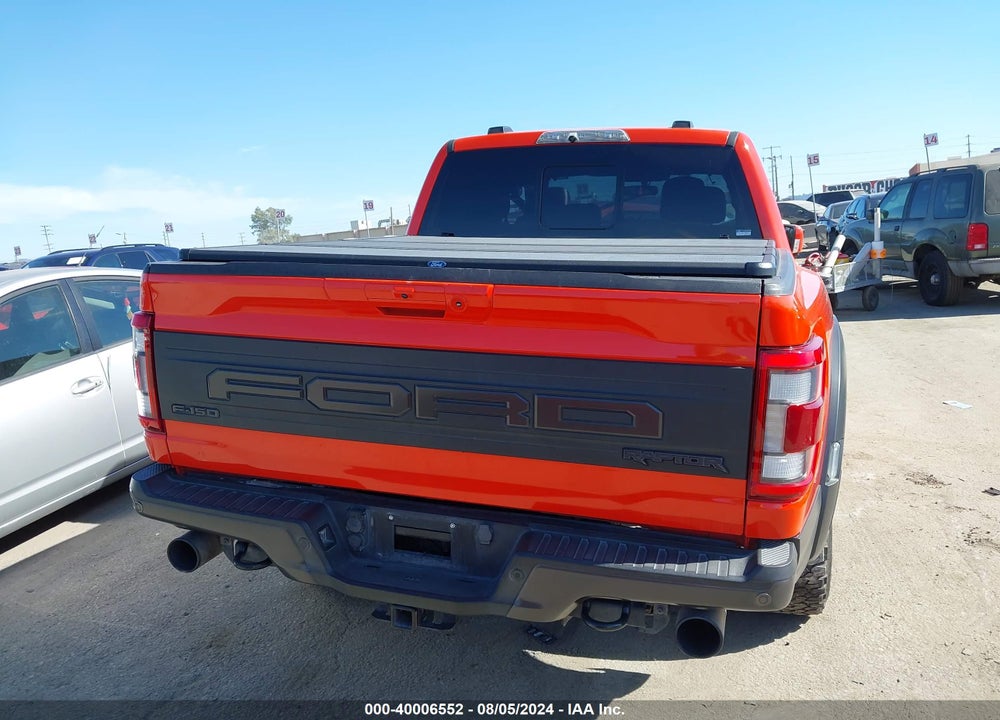 2021 FORD F-150 RAPTOR VIN: 1FTFW1RG0MFC28419