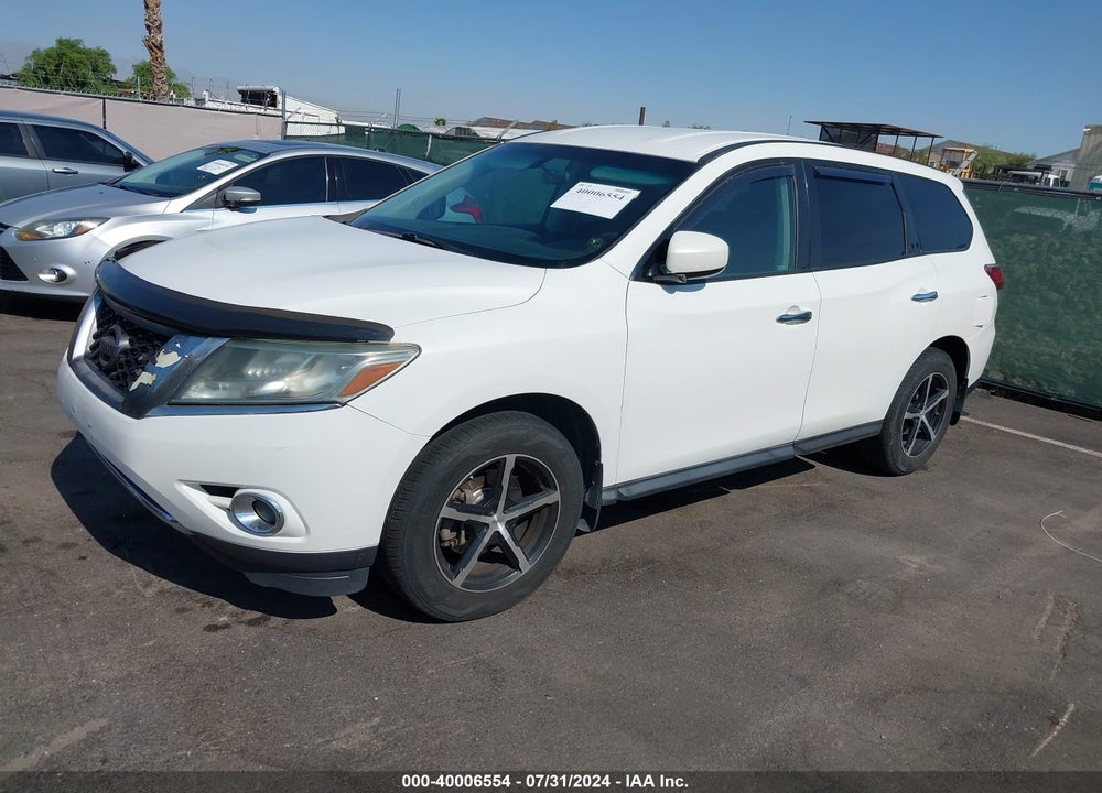 2013 NISSAN PATHFINDER S VIN: 5N1AR2MN4DC666998