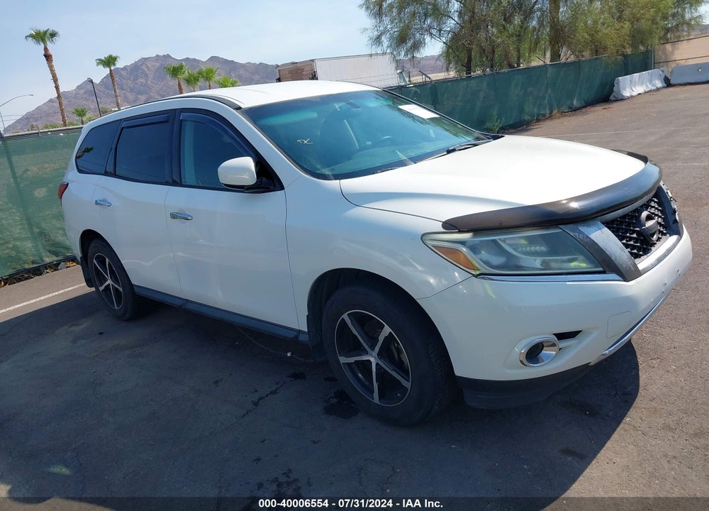2013 NISSAN PATHFINDER S VIN: 5N1AR2MN4DC666998