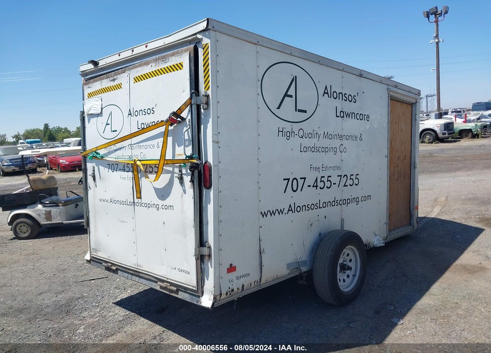 2017 HAULMARK CARGO TRAILER VIN: 575CB1210HU327120