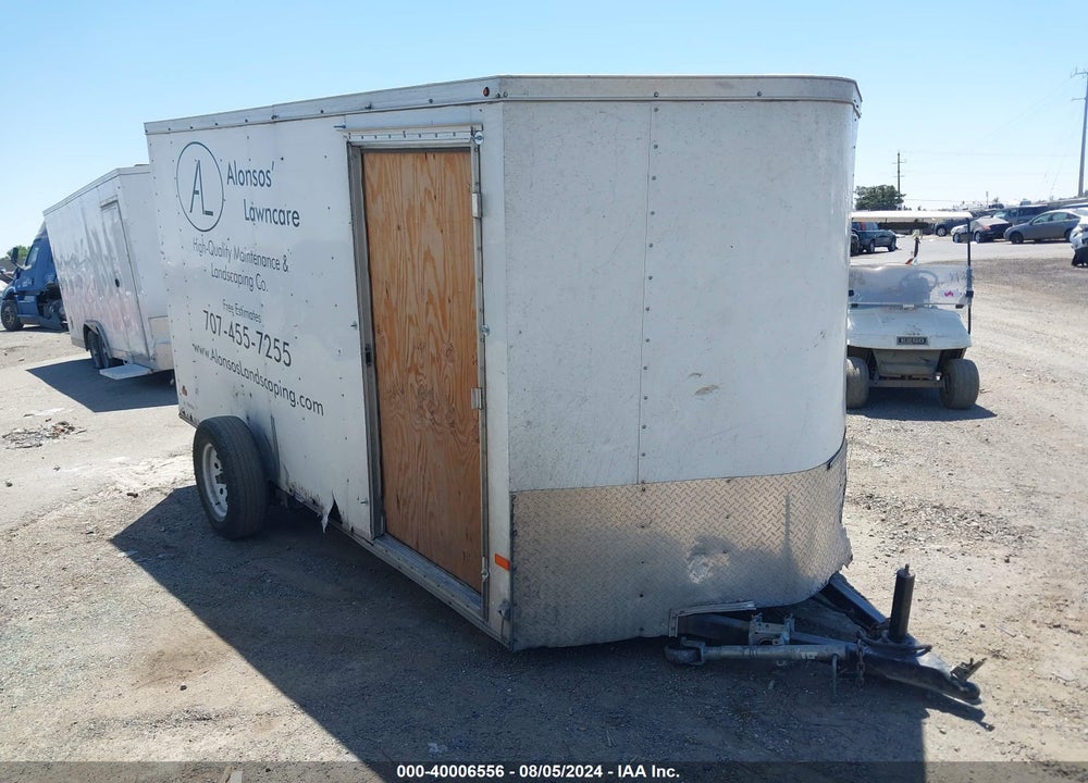 2017 HAULMARK CARGO TRAILER VIN: 575CB1210HU327120