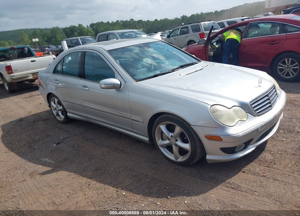 2006 MERCEDES-BENZ C 230 SPORT VIN: WDBRF52H86A844536