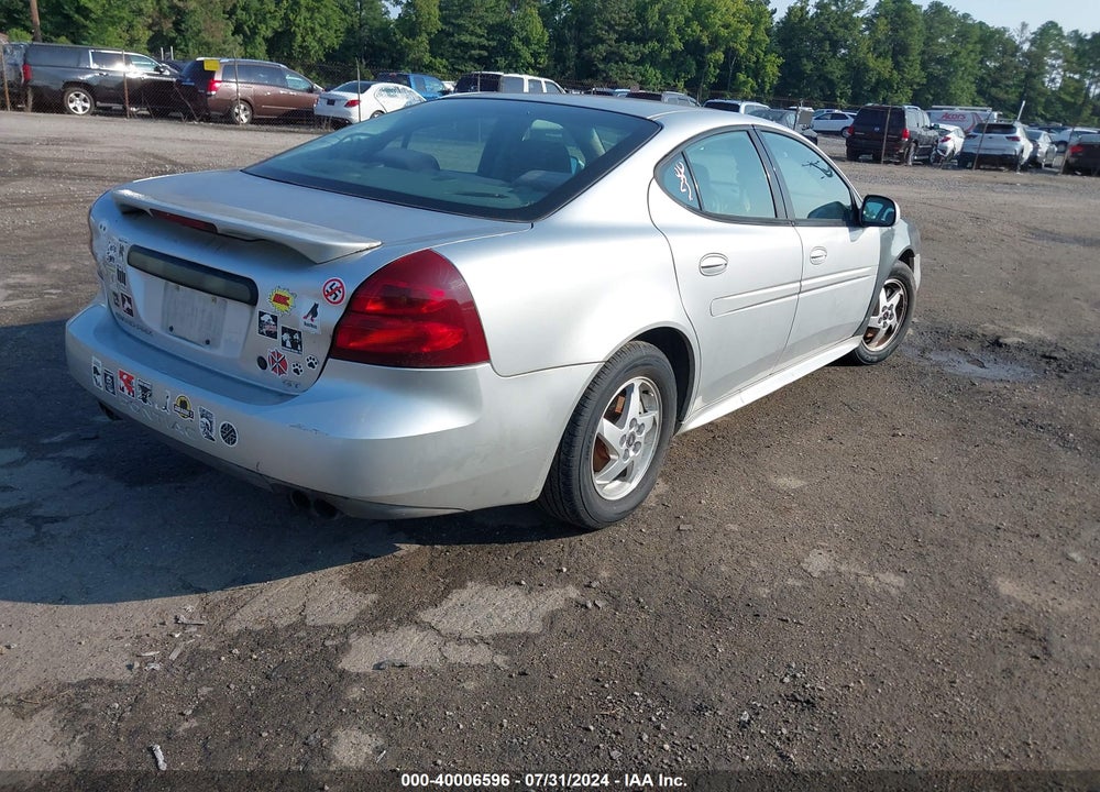 2004 PONTIAC GRAND PRIX GT1 VIN: 2G2WP522041268711