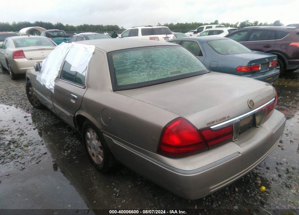2003 MERCURY GRAND MARQUIS LS VIN: 2MEFM75W03X672990