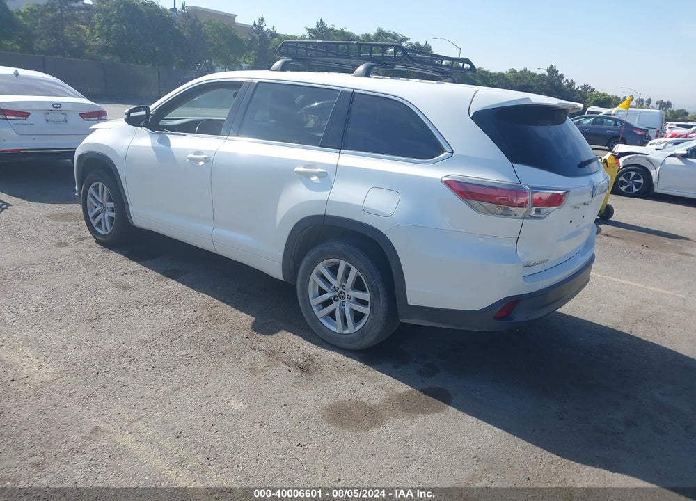 2016 TOYOTA HIGHLANDER LE V6 VIN: 5TDZKRFH1GS182480