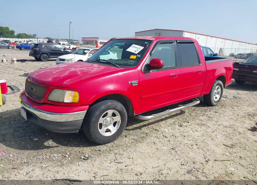 2003 FORD F-150 LARIAT/XLT VIN: 1FTRW07623KA45837
