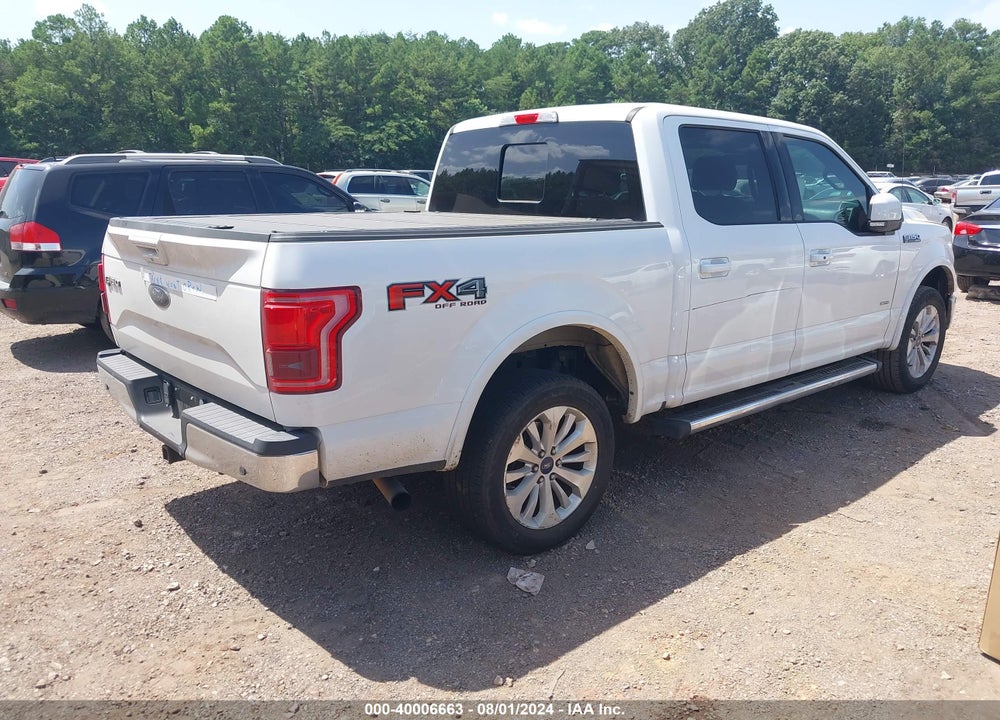 2015 FORD F-150 LARIAT VIN: 1FTEW1EG9FFB29196