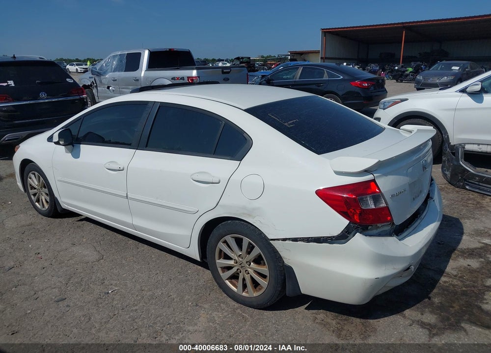 2012 HONDA CIVIC EX-L VIN: 19XFB2F91CE381066
