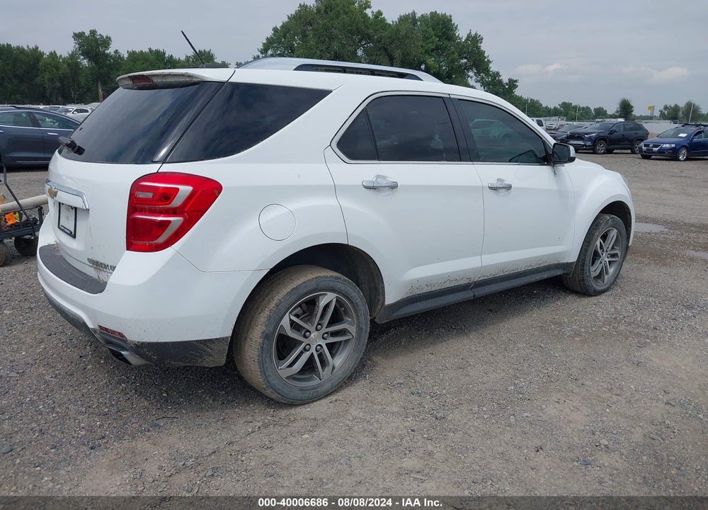 2016 CHEVROLET EQUINOX LTZ VIN: 2GNFLGE34G6278955