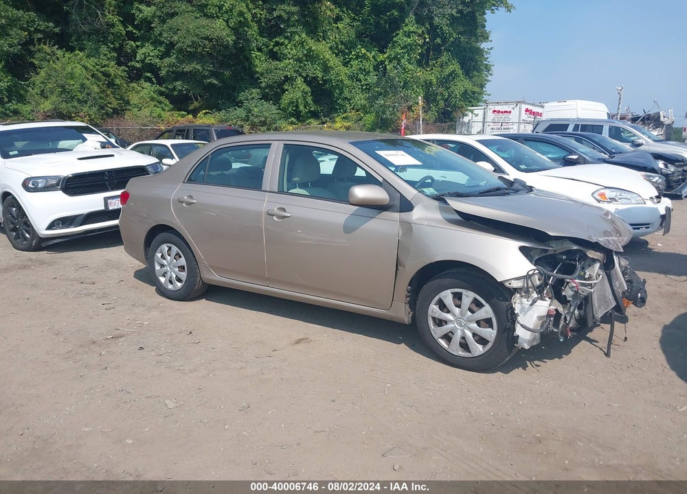 2009 TOYOTA COROLLA LE VIN: 2T1BU40EX9C131200