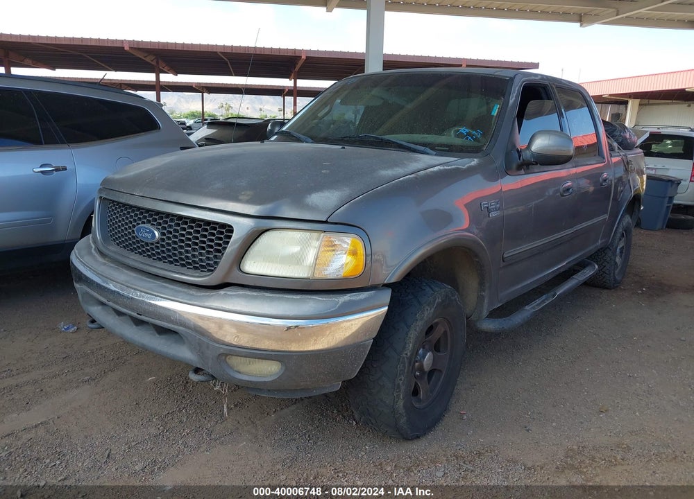 2002 FORD F-150 LARIAT/XLT VIN: 1FTRW08L22KB50168