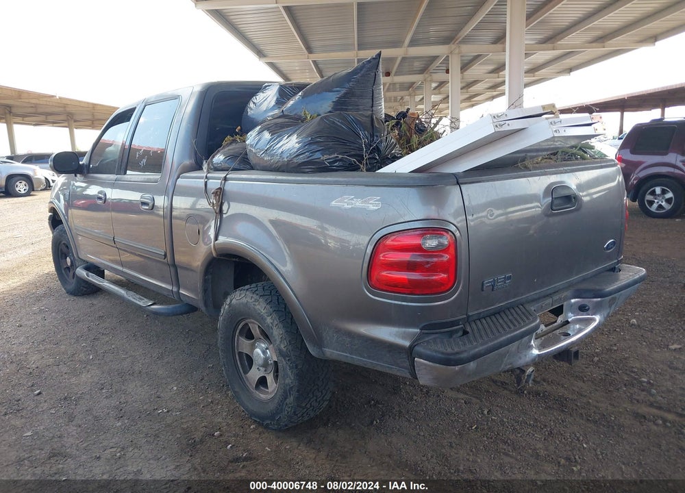 2002 FORD F-150 LARIAT/XLT VIN: 1FTRW08L22KB50168