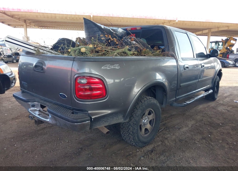 2002 FORD F-150 LARIAT/XLT VIN: 1FTRW08L22KB50168