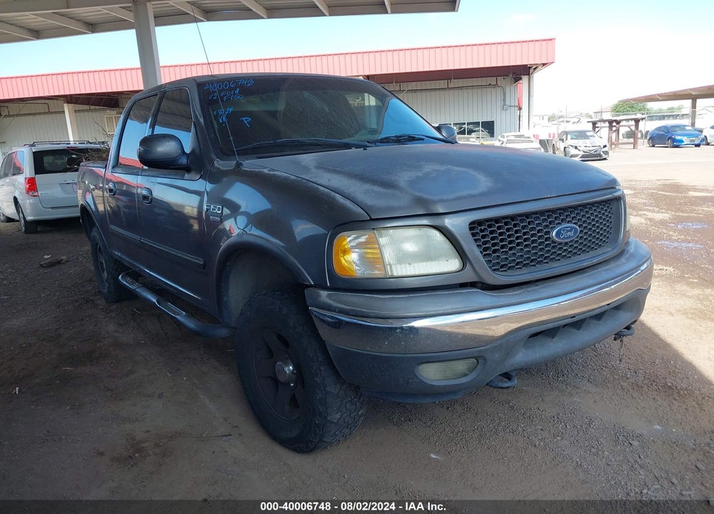 2002 FORD F-150 LARIAT/XLT VIN: 1FTRW08L22KB50168