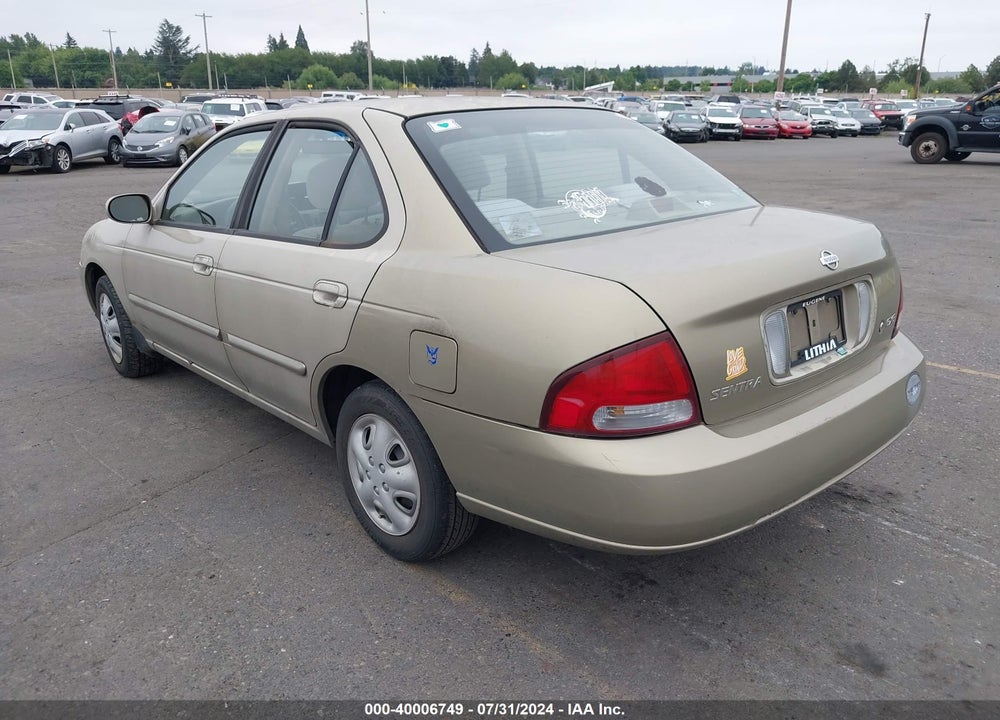 2001 NISSAN SENTRA GXE VIN: 3N1CB51D71L490479