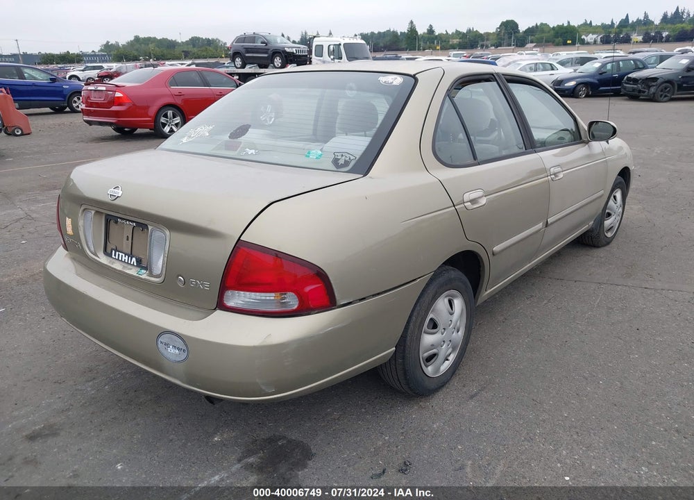 2001 NISSAN SENTRA GXE VIN: 3N1CB51D71L490479