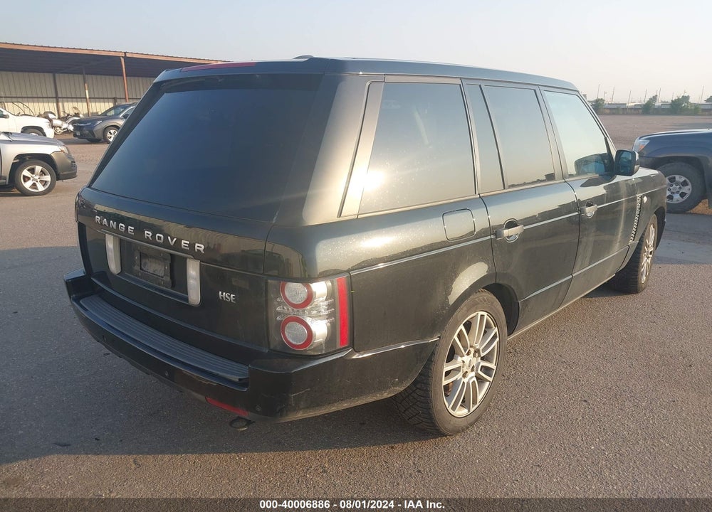 2010 LAND ROVER RANGE ROVER HSE VIN: SALME1D47AA321771
