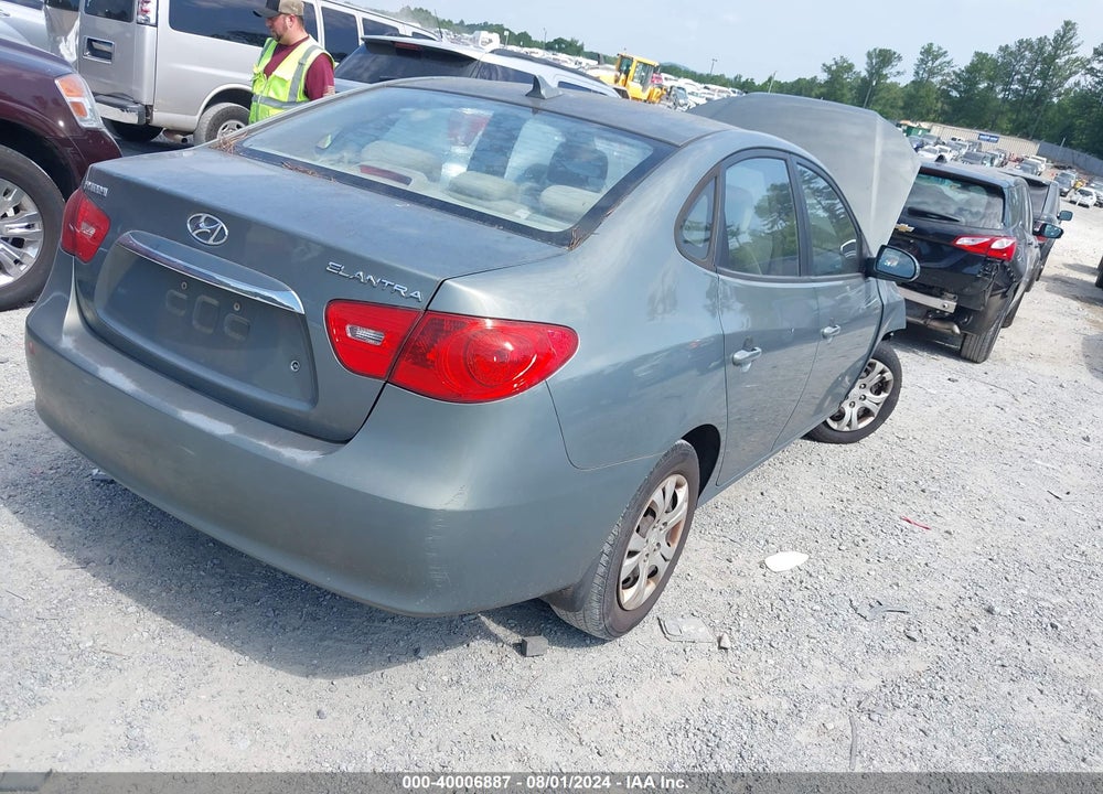 2010 HYUNDAI ELANTRA GLS VIN: KMHDU4AD2AU857232