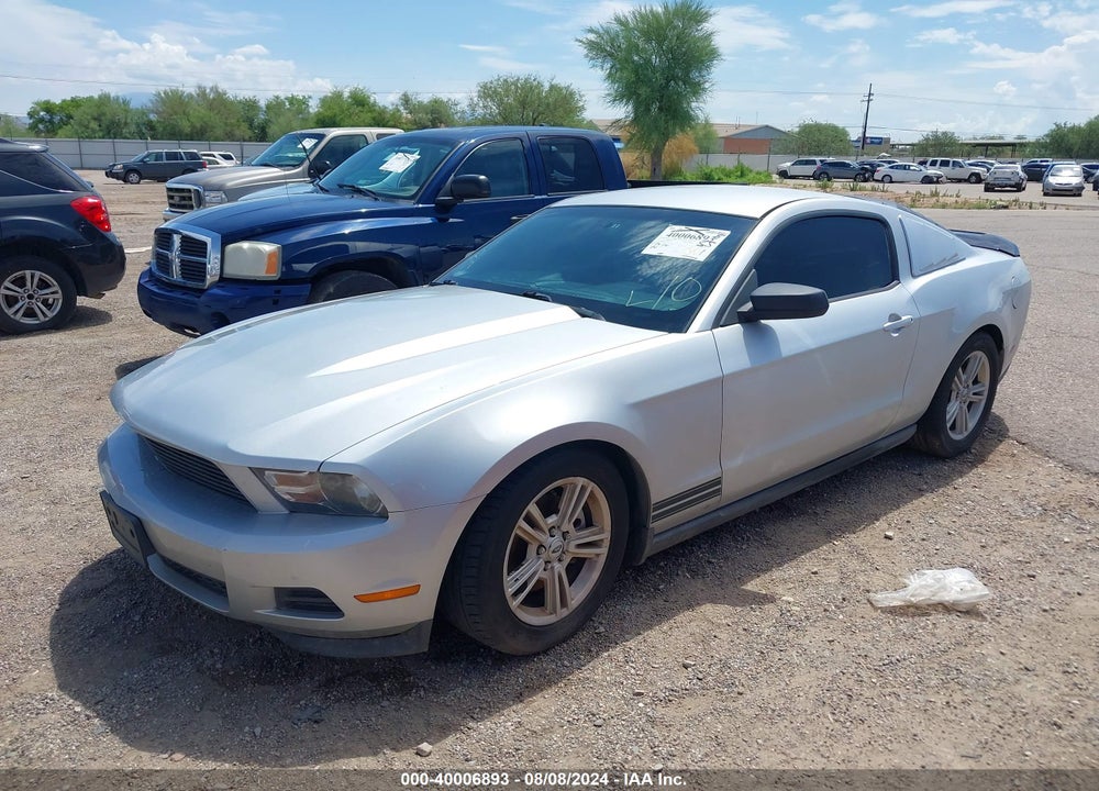 2012 FORD MUSTANG V6 VIN: 1ZVBP8AM5C5272908