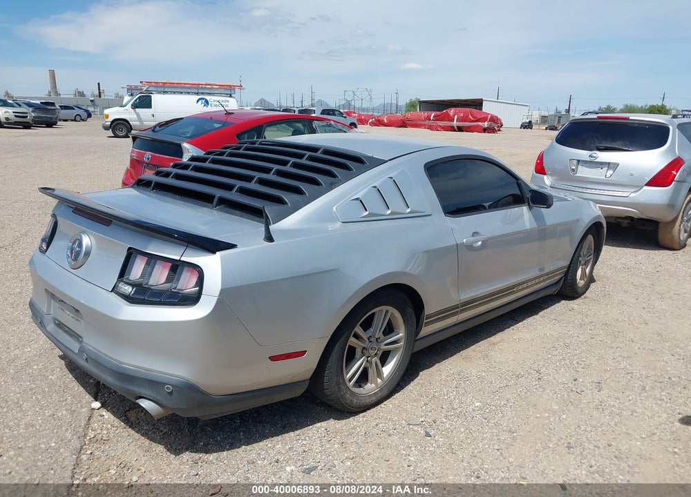 2012 FORD MUSTANG V6 VIN: 1ZVBP8AM5C5272908