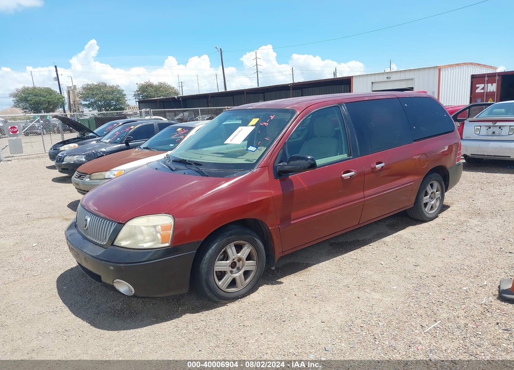 2004 MERCURY MONTEREY VIN: 2MRZA20294BJ11360