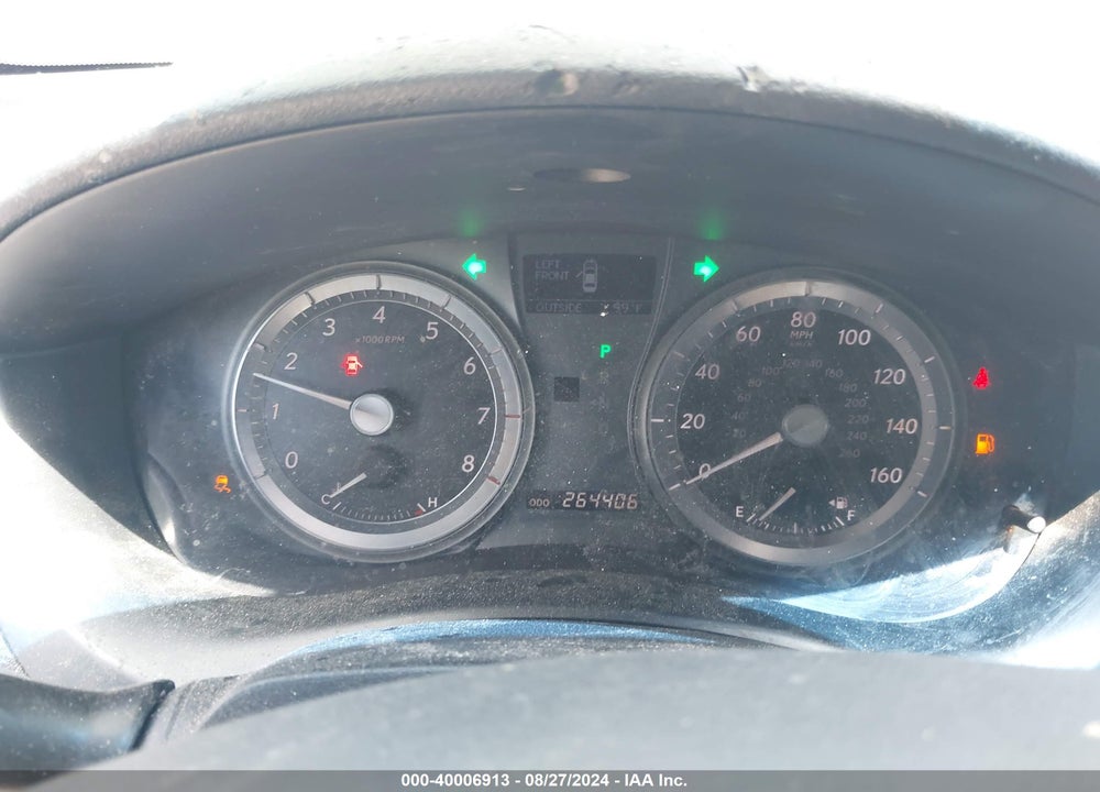 2009 LEXUS ES 350 VIN: JTHBJ46GX92337535