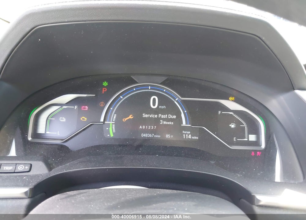 2018 HONDA CLARITY PLUG-IN HYBRID VIN: JHMZC5F1XJC023179