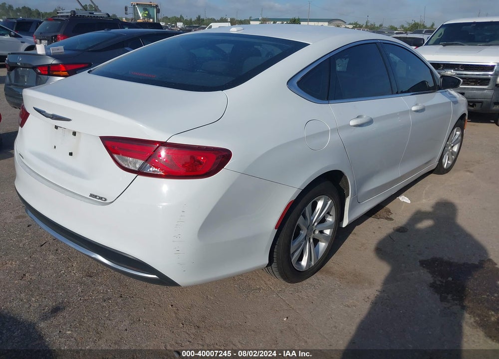 2016 CHRYSLER 200 LIMITED VIN: 1C3CCCABXGN154397