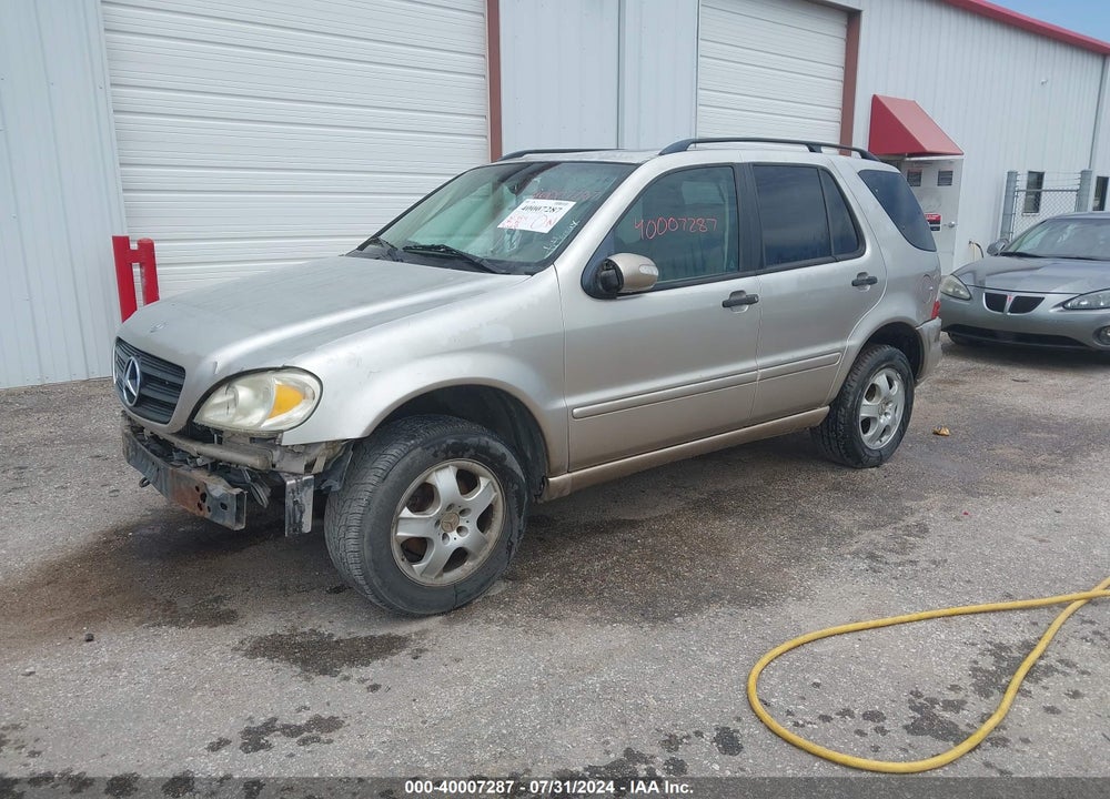 2002 MERCEDES-BENZ ML 320 VIN: 4JGAB54E22A341040