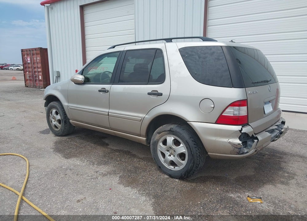 2002 MERCEDES-BENZ ML 320 VIN: 4JGAB54E22A341040