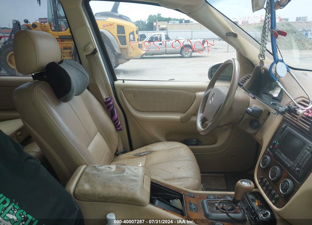 2002 MERCEDES-BENZ ML 320 VIN: 4JGAB54E22A341040