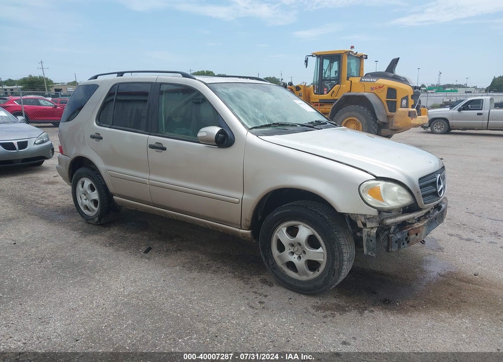 2002 MERCEDES-BENZ ML 320 VIN: 4JGAB54E22A341040