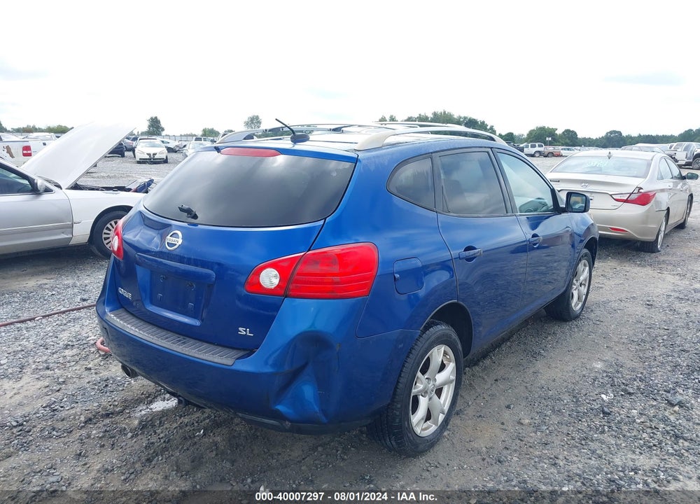 2008 NISSAN ROGUE SL VIN: JN8AS58T98W012221